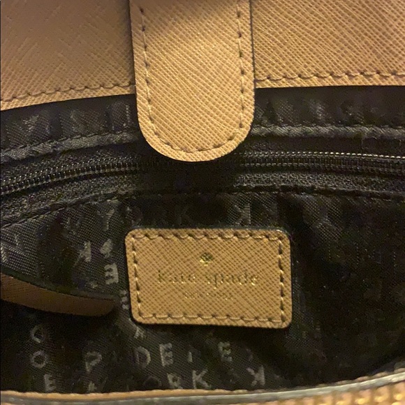 Tan and Black Kate Spade Handbag - Picture 4 of 8